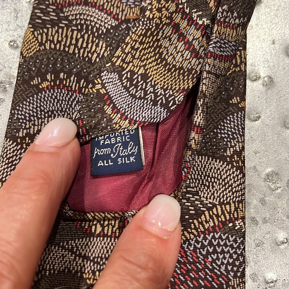 Courchevel silk tie - Picture 5 of 5